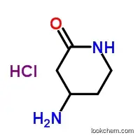 Molecular Structure of 1260883-24-6 (4-Aminopiperidin-2-one hydrochloride)